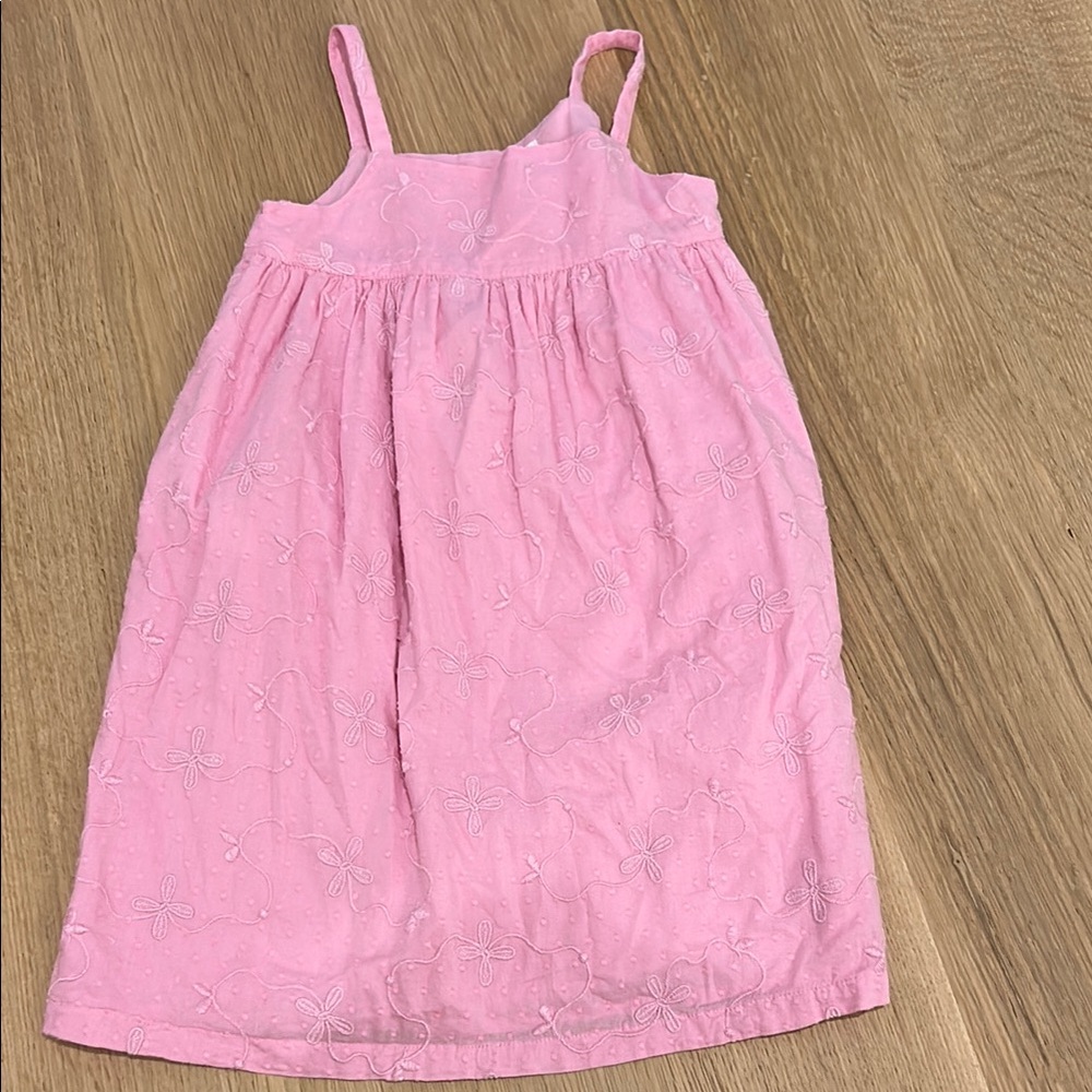 GAP Pink Pleated Sundress with Spaghetti Straps